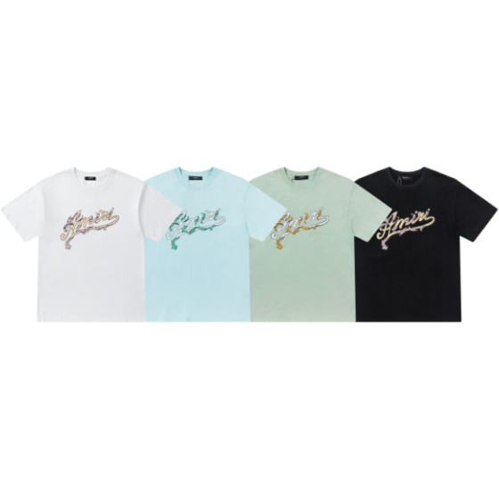 AMIRI Floral Script Logo T-Shirt